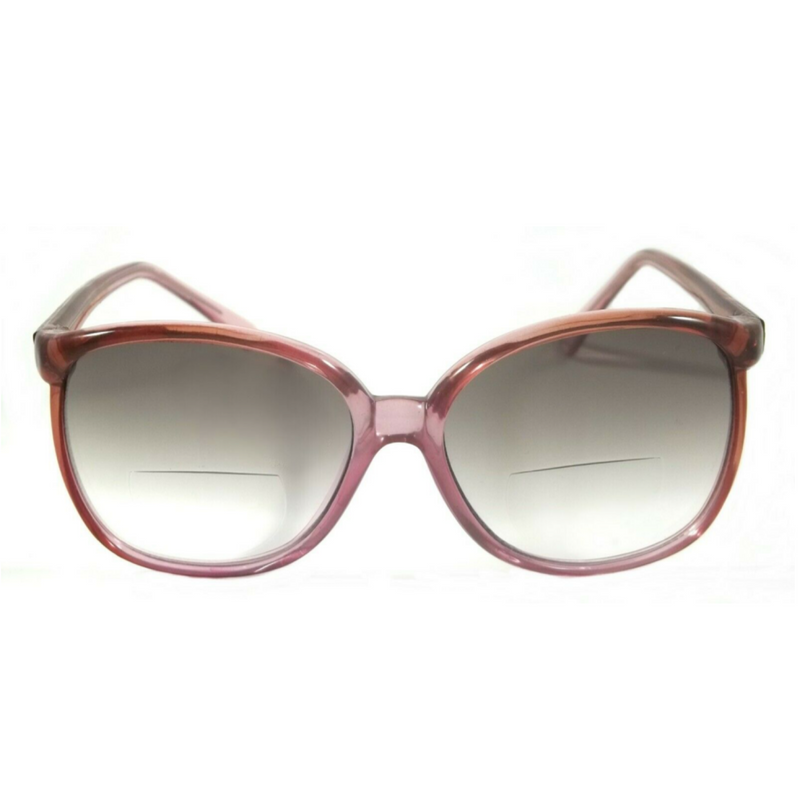 Bifocal Sunreader Retro Toni Vintage Large Frame Reading Sunglasses