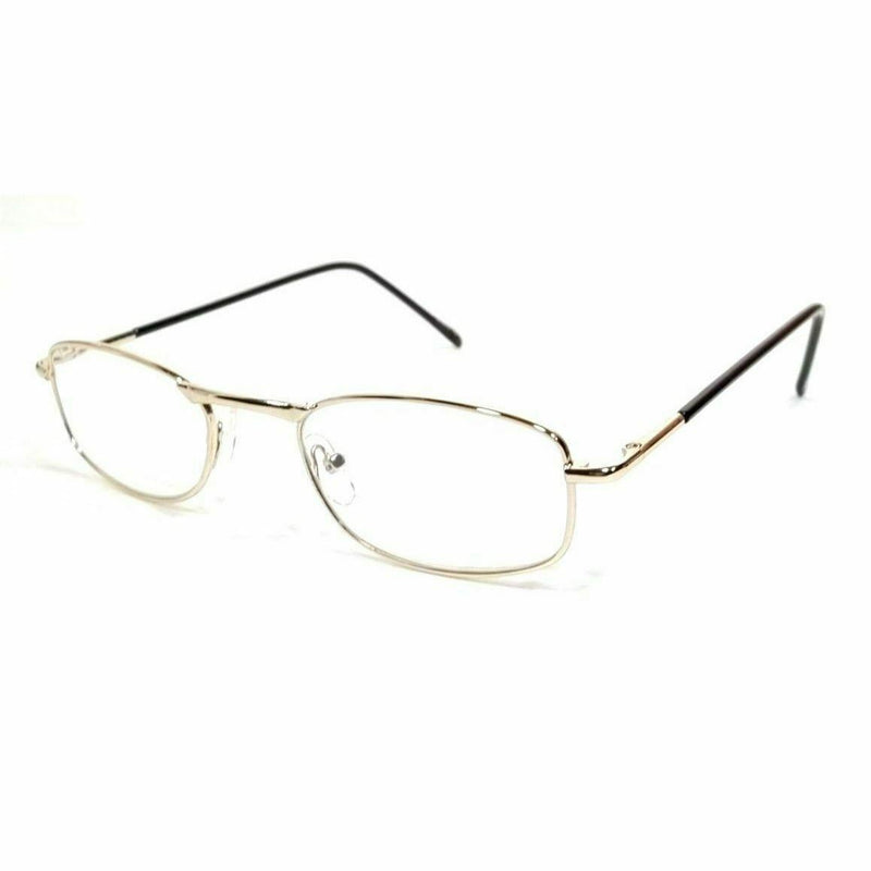 Optical Reading Glasses York Style Reader Metal Spring Hinge Frame