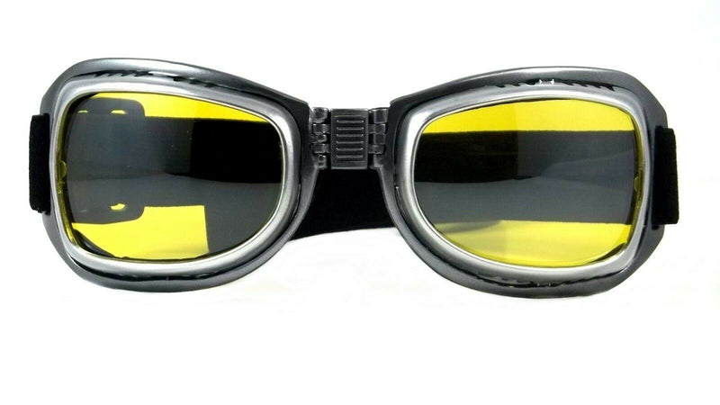 Motorcycle Goggles Hunter Foldable Padded Anti Fog Night Vision