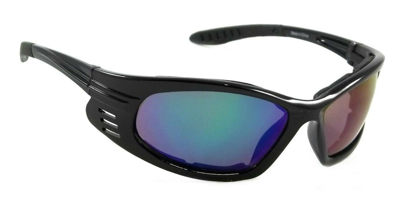 Motorcycle Goggles Sunglasses Cobra Biker Padded Anti Fog Wrap Frame