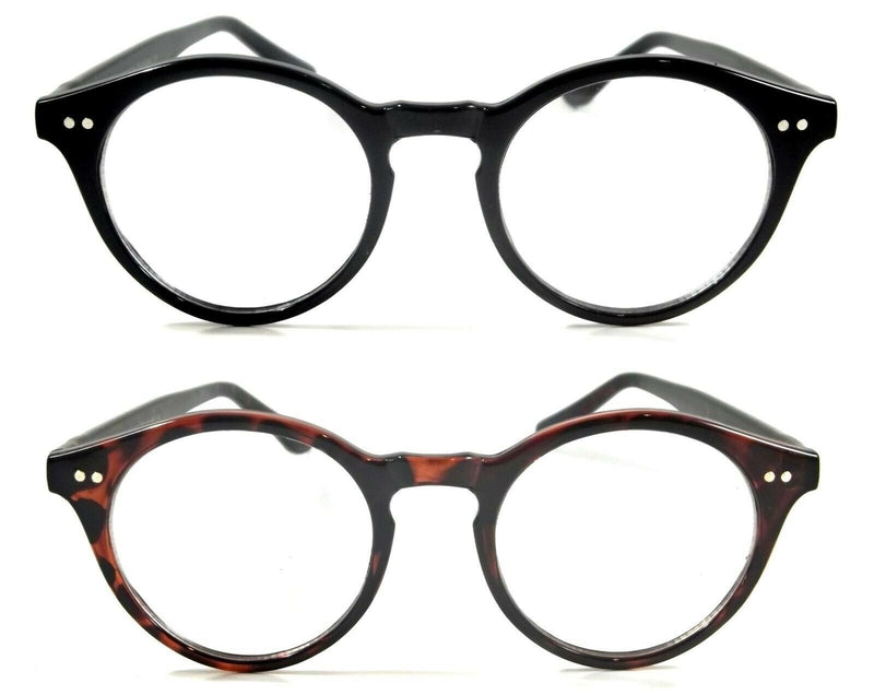 Retro Smart Clear Lens Glasses Classic Butler Vintage Round Frame