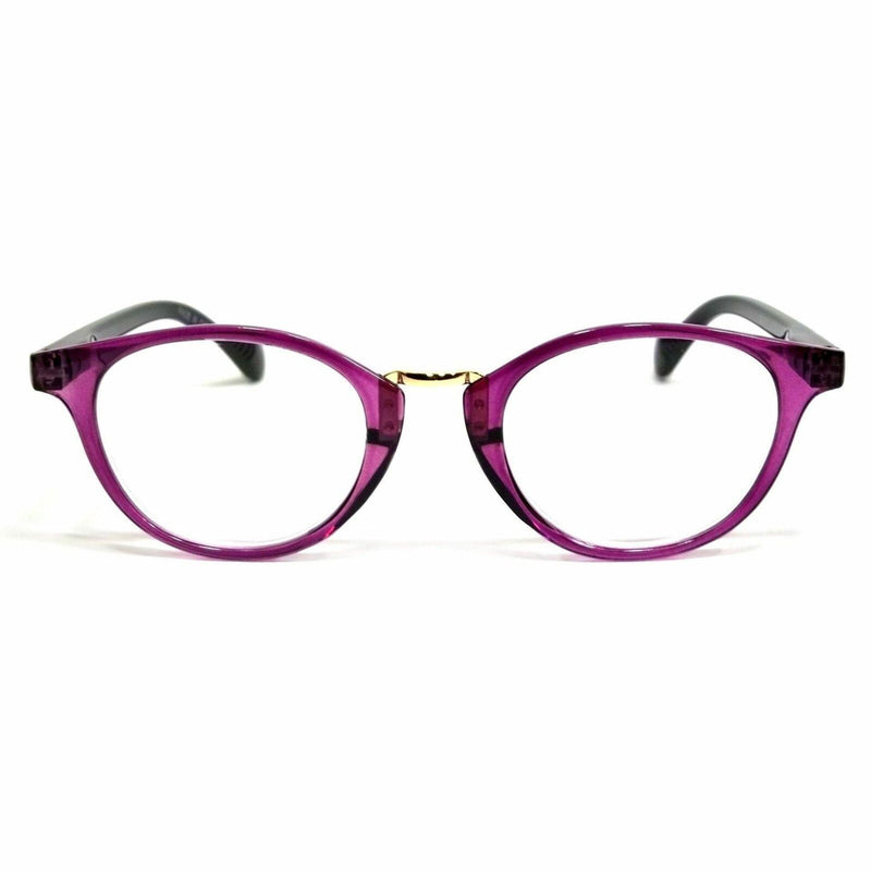 Classic Retro Reading Glasses Trisha Oval Style Spring Hinge Frame Readers