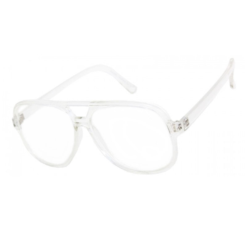 Classic Retro Clear Lens Glasses Crash Fashion Square Clear Frame