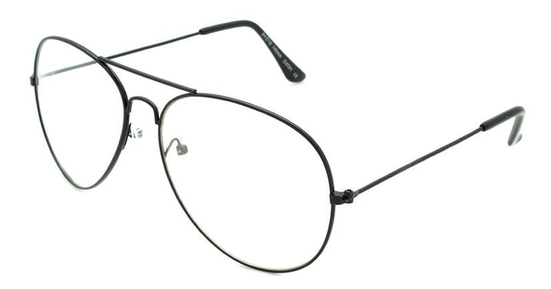 Cool Retro Clear Lens Glasses Aviator Avery Vintage Classic Frame Eyeglasses
