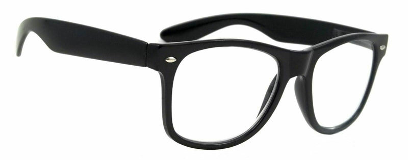 Retro Reading Glasses Cool Snype Classic Spring Hinge Black Frame Readers