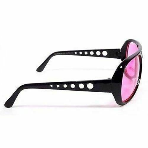 Hot Celebrity Vintage Style Elvis Rock Aviator Retro Sunglasses Pink Lens