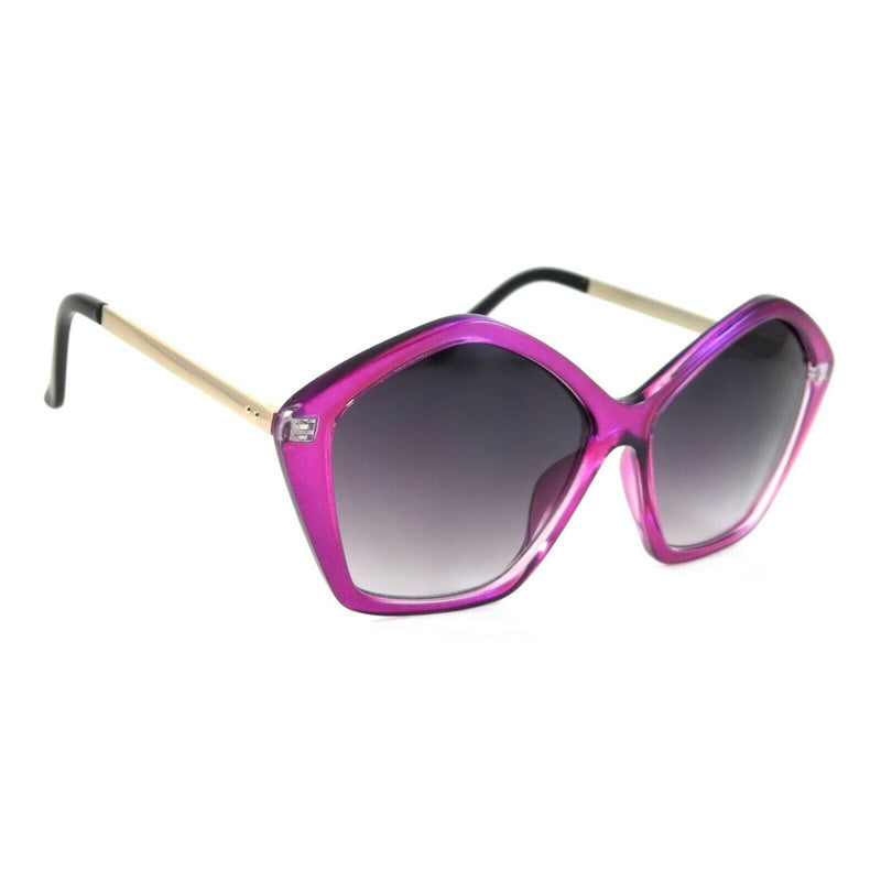 Fashion Retro Sunglasses Oversized Vintage Women Isabelle Pentagon Style Smo