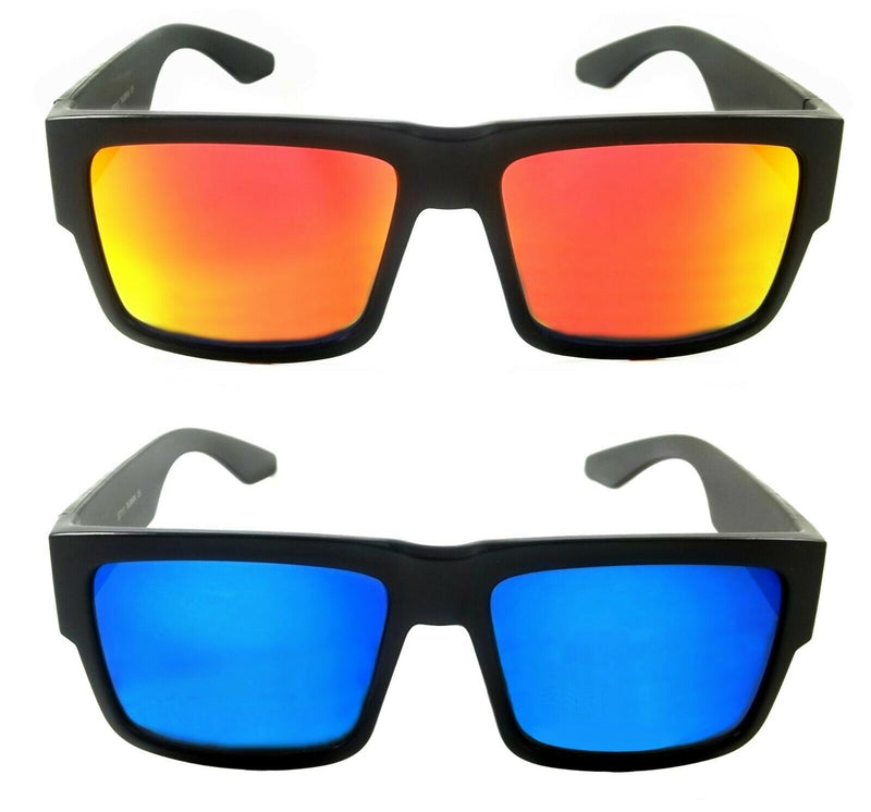 Men Retro Sunglasses Plucky Fashion Mirror Lens Classic Style Large Frame