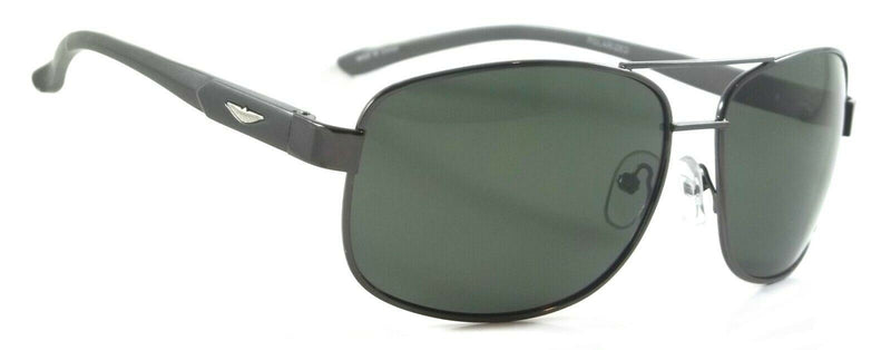 Retro Aviator Polarized Sunglasses Bolton Classic Spring Hinge Smoke Lens