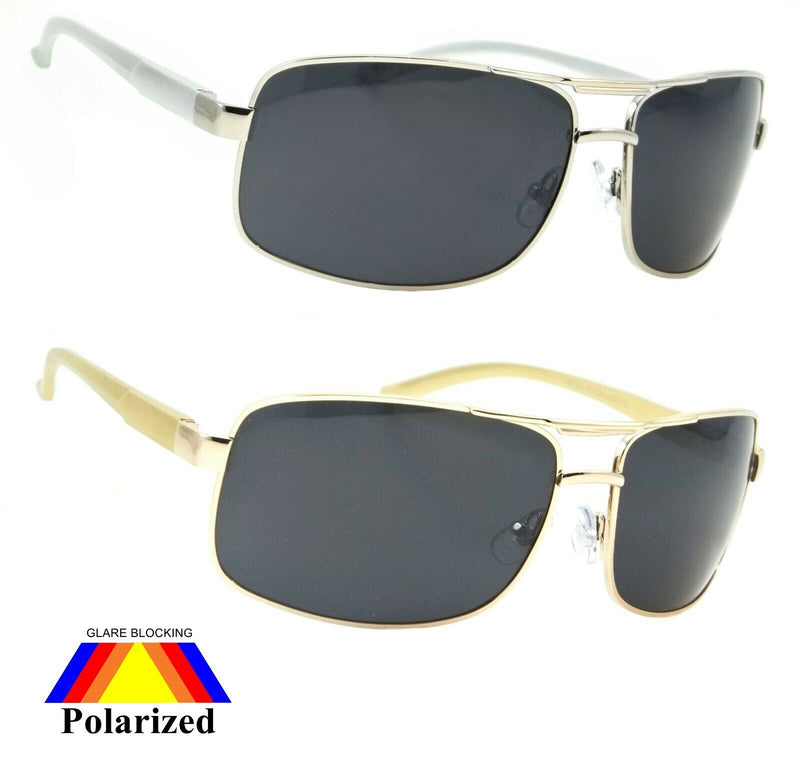 Aviator Polarized Sunglasses Ramson Classic Spring Hinge Frame