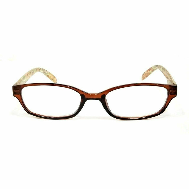 Soft Rectangular Vintage Reading Glasses Spring Hinges Frame Readers