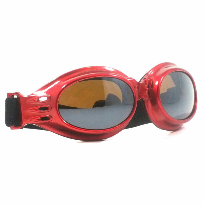 Motorcycle Goggles Smash Wrap Foldable Padded Anti Fog Lens