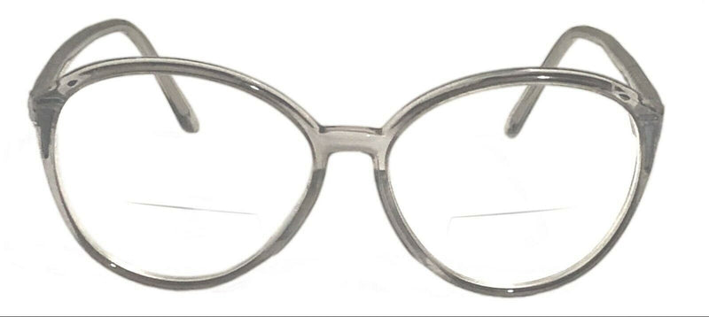 Women Bifocal Reading Glasses Retro Violette Style Large Oval Frame Readers