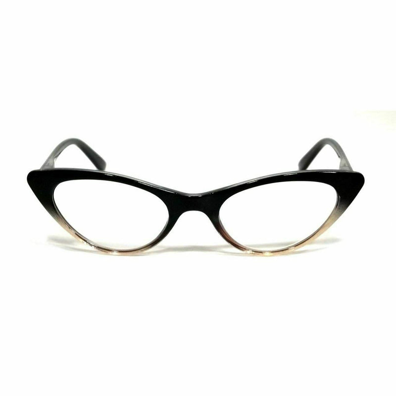 Cute Women Cat Eye Reading Glasses Vintage Spring Hinges Frame Readers
