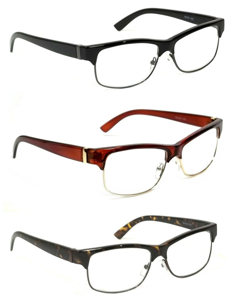 Men Retro Reading Glasses Classic Dean Club-master Smart Frame