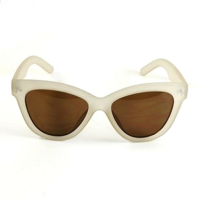 Cat Eye Sunglasses Pearlie Cute Fashion Classic Frame Smoke Lens