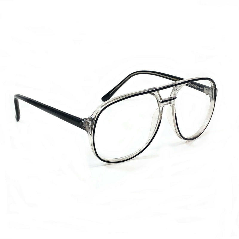 Retro Aviator Clear Lens Glasses Trevin Classic Men Style Square Frame