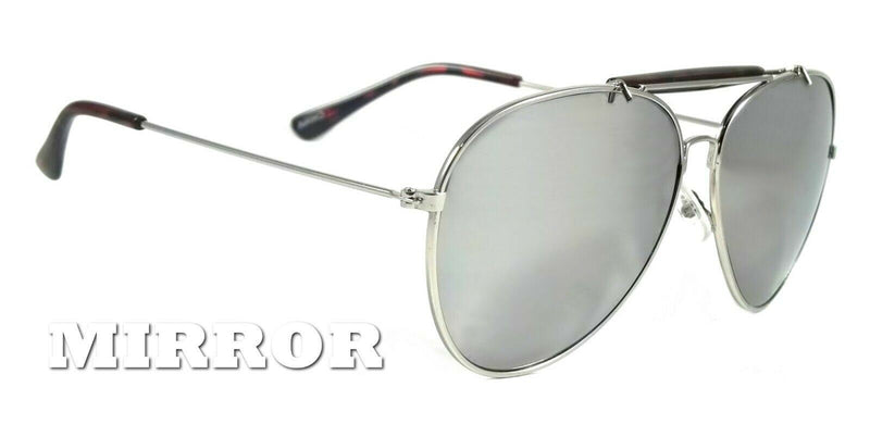 Retro Aviator Sunglasses Legacy Rich Metal Mirror Lens Frame