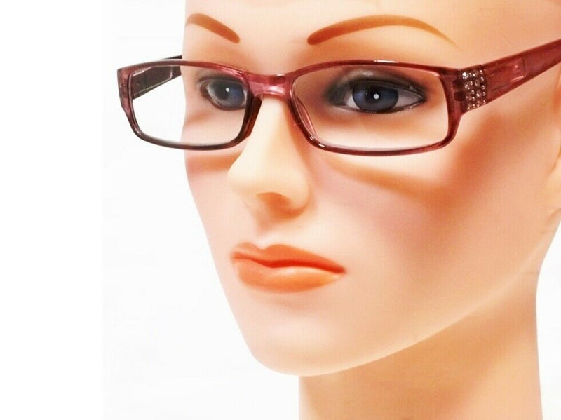 Women Reading Glasses California Crystal Lady Fashion Spring Hinge Frame