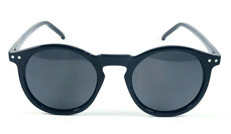 Cool Polarized Sunglasses Sterling Round Retro Style Smoke Lens