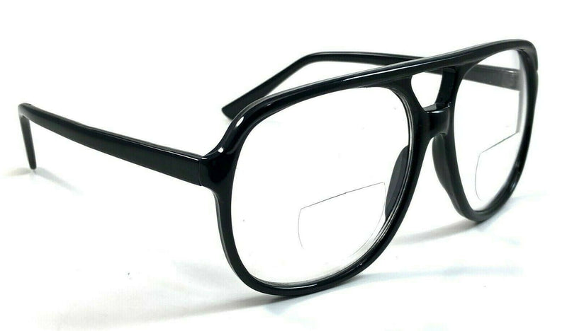 Men Retro Reading Glasses Bifocal Cool Franco Aviator Large Frame Readers