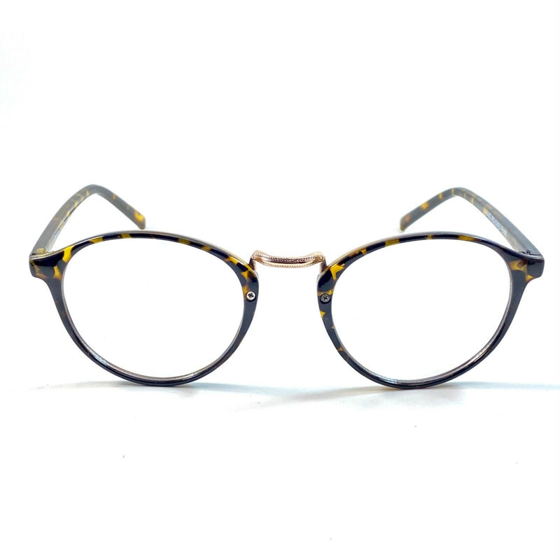 Retro Smart Clear Lens Glasses Classic Vintage Round Frame CLR205