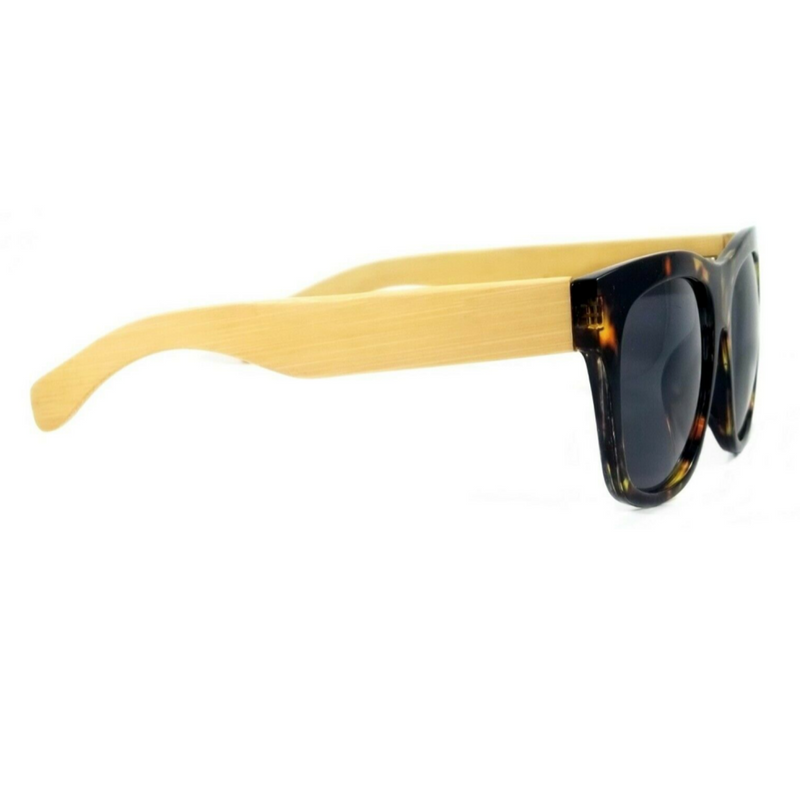 Bold Retro Wood Sunglasses Heritage Vintage Spring Hinge Square