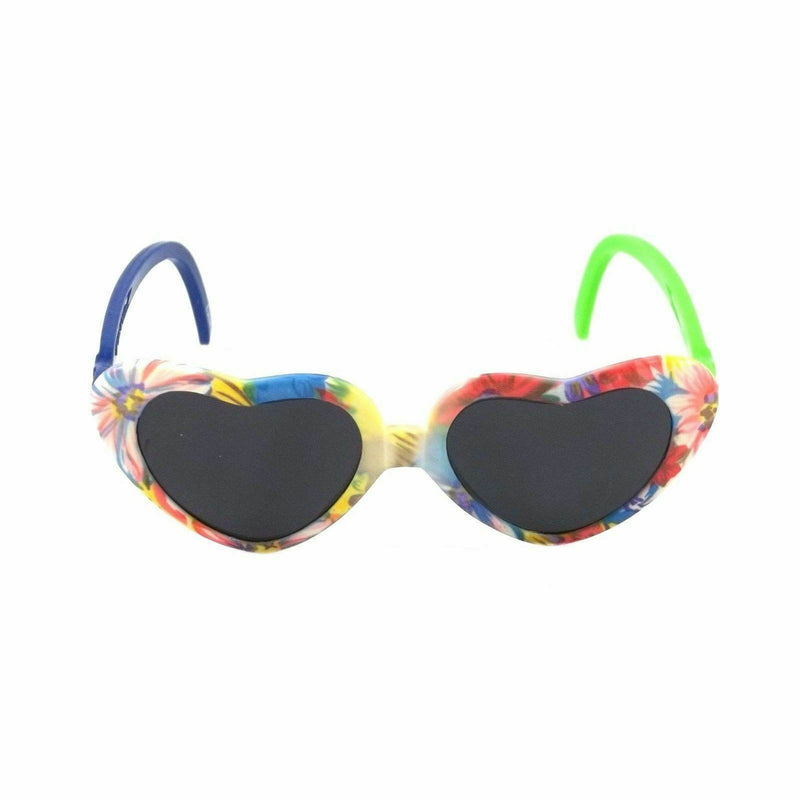 Cool Kids Sunglasses Children Girls Age 1-3 Darling Heart Flower Frame