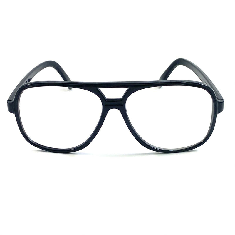 Retro Clear Lens Glasses Classic Style Aviator Fashion Square Frame CLR203