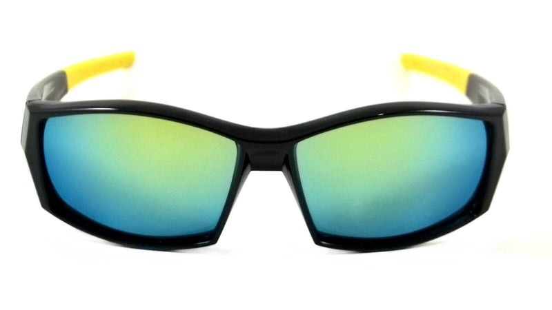 Cool Sport Sunglasses Men Women Wrap Around Frame Mirror Lens SPR110