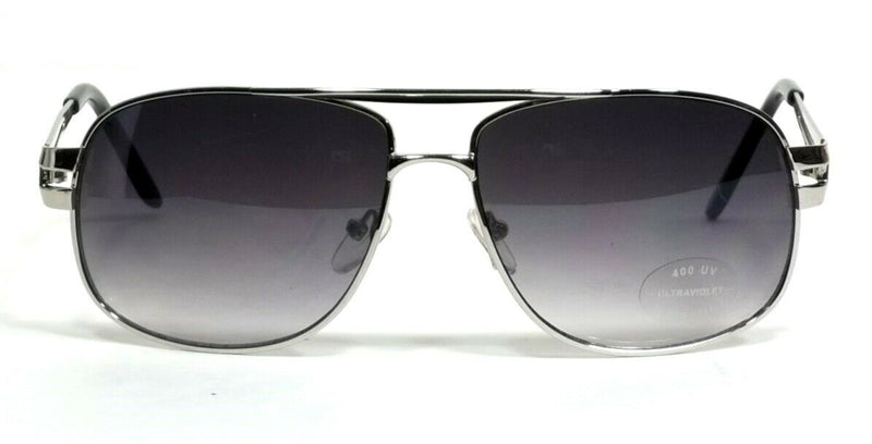 Sunglasses Men Aviator Double Temple Classic Frame