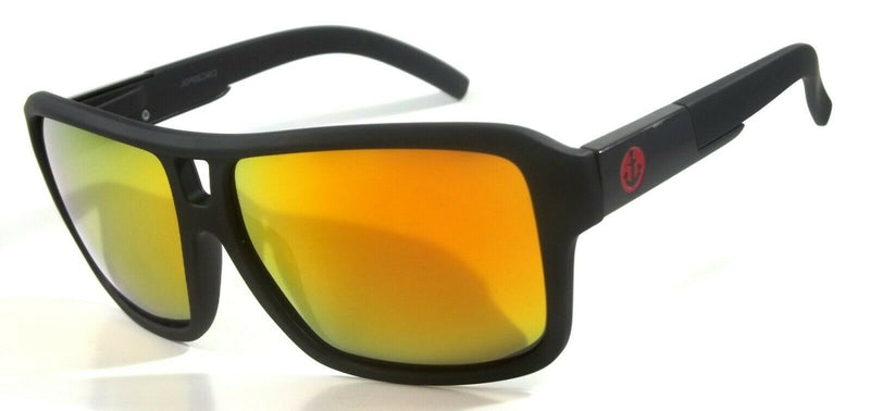 Theron Retro Polarized Sunglasses Large Frame Mirror Lens