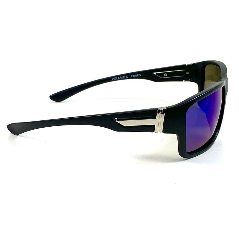 Cool Polarized Sunglasses Noah Sport Retro Black Frame