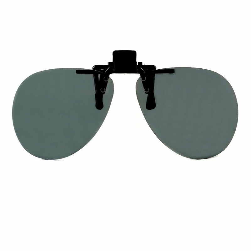 Logan Polarized Clip On Sunglasses