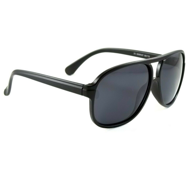 Cool Polarized Sunglasses Rambler Retro Style Frame Smoke Lens