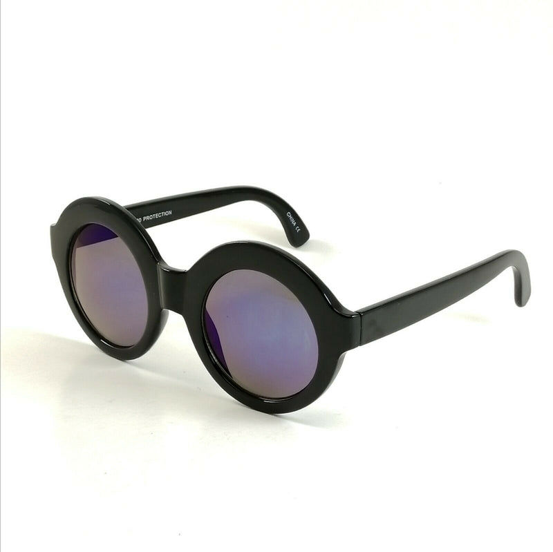 Oversized Sunglasses Phyllis Cute Fashion Round Frame Smoke Lens