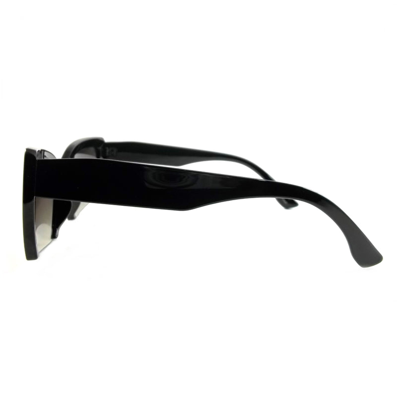 Cat Eye Women Sunglasses Tempest Fashion Square Frame Smoke Lens
